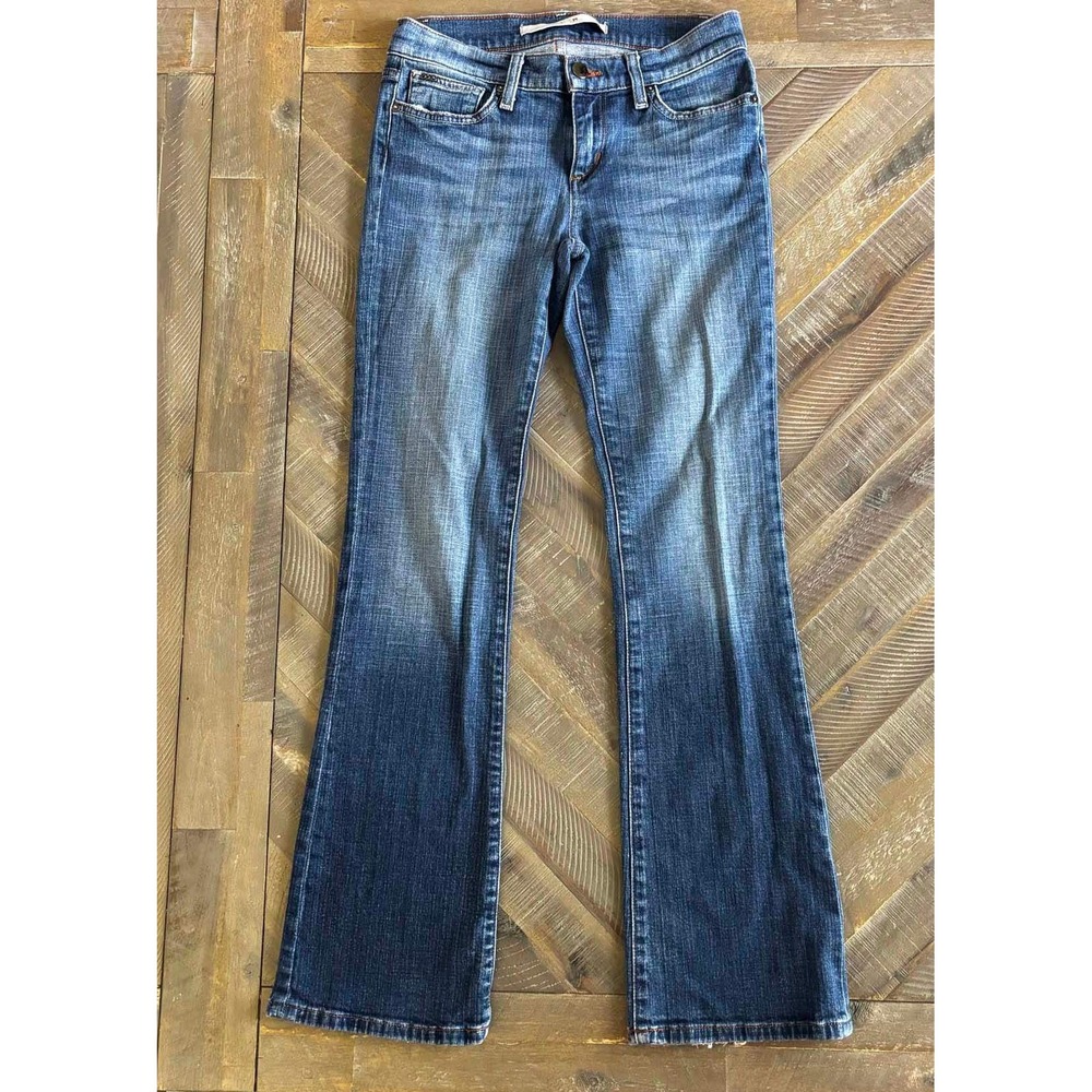 Joes Jeans Provocateur Bootcut Jeans Medium Wash Denim W25 L30 Distressed Hem